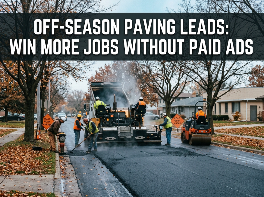 Off-Season Paving Leads: Win More Jobs Without Paid Ads
